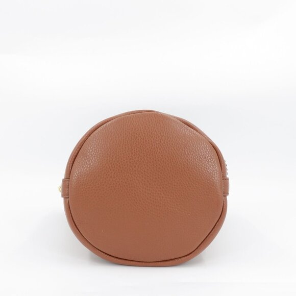 Marc Jacobs Women's The Bucket Leather Bucket Crossbody Bag Argan Oil Brown OS - Picture 9 of 16